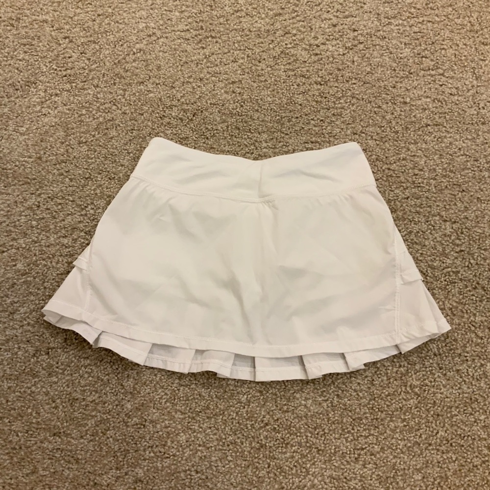 ivivva white tennis skirt